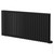 Boone Colore Matt Black 600mm x 1440mm Horizontal Digital Thermostatic Electric Double Panel Radiator Right Hand Side View