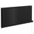 Boone Colore Matt Black 600mm x 1440mm Horizontal Digital Thermostatic Electric Double Panel Radiator Left Hand Side View