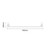 Amaldi White 800mm x 500mm Straight Digital Thermostatic Electric Heated Towel Rail Dimensions thumbnail