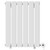Hudson White 600mm x 452mm Horizontal Digital Thermostatic Electric Single Panel Radiator View from Front