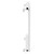 Hudson White 600mm x 604mm Horizontal Digital Thermostatic Electric Single Panel Radiator Side View