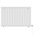 Hudson White 600mm x 908mm Horizontal Digital Thermostatic Electric Single Panel Radiator View from Front