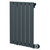 Hudson Anthracite 600mm x 452mm Horizontal Digital Thermostatic Electric Single Panel Radiator Right Hand View
