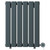 Hudson Anthracite 600mm x 452mm Horizontal Digital Thermostatic Electric Single Panel Radiator View from Front