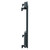 Hudson Anthracite 600mm x 604mm Horizontal Digital Thermostatic Electric Single Panel Radiator Side View