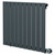 Hudson Anthracite 600mm x 756mm Horizontal Digital Thermostatic Electric Single Panel Radiator Right Hand View