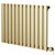 Hudson Colore Brushed Brass 600mm x 908mm Horizontal Digital Thermostatic Electric Single Panel Radiator Right Hand View