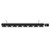 Hudson Colore Matt Black 600mm x 604mm Horizontal Digital Thermostatic Electric Single Panel Radiator View from Top