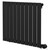 Hudson Colore Matt Black 600mm x 756mm Horizontal Digital Thermostatic Electric Single Panel Radiator Right Hand View