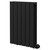 Hudson Colore Matt Black 600mm x 452mm Horizontal Digital Thermostatic Electric Double Panel Radiator Right Hand View