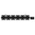 Hudson Colore Matt Black 600mm x 452mm Horizontal Digital Thermostatic Electric Double Panel Radiator View from Top