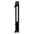 Hudson Colore Matt Black 600mm x 604mm Horizontal Digital Thermostatic Electric Double Panel Radiator Side View