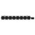 Hudson Colore Matt Black 600mm x 604mm Horizontal Digital Thermostatic Electric Double Panel Radiator View from Top