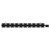 Hudson Colore Matt Black 600mm x 756mm Horizontal Digital Thermostatic Electric Double Panel Radiator View from Top