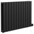Hudson Colore Matt Black 600mm x 908mm Horizontal Digital Thermostatic Electric Double Panel Radiator Left Hand View