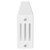 Colosseum White 300mm x 1164mm Horizontal Digital Thermostatic Electric Quadruple Column Radiator Side View