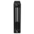 Colosseum Colore Matt Black 600mm x 548mm Horizontal Digital Thermostatic Electric Quadruple Column Radiator Side View