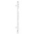 Holden White 800mm x 500mm Designer Digital Thermostatic Electric Heated Towel Rail View from Side