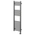 Pizarro Colore Gunmetal Grey 1200mm x 400mm Straight Digital Thermostatic Electric Heated Towel Rail Right Hand View