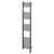 Pizarro Colore Gunmetal Grey 1600mm x 400mm Straight Digital Thermostatic Electric Heated Towel Rail Right Hand View