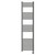 Pizarro Colore Gunmetal Grey 1600mm x 400mm Straight Digital Thermostatic Electric Heated Towel Rail View from Front