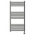 Pizarro Colore Gunmetal Grey 1000mm x 500mm Straight Digital Thermostatic Electric Heated Towel Rail View from Front