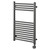 Pizarro Colore Gunmetal Grey 800mm x 600mm Straight Digital Thermostatic Electric Heated Towel Rail Right Hand View