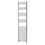 Pizarro Chrome 1800mm x 400mm Straight Digital Thermostatic Electric Heated Towel Rail View from Front