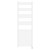 Pizarro White 1800mm x 600mm Straight Digital Thermostatic Electric Heated Towel Rail View from Front