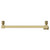 Blaine Colore Brushed Brass 800mm x 500mm Straight Digital Thermostatic Electric Heated Towel Rail View from Top