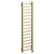 Blaine Colore Brushed Brass 1600mm x 500mm Straight Digital Thermostatic Electric Heated Towel Rail Left Hand View