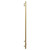 Blaine Colore Brushed Brass 1600mm x 500mm Straight Digital Thermostatic Electric Heated Towel Rail Side View