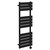Amaldi Colore Matt Black 1200mm x 500mm Straight Digital Thermostatic Electric Heated Towel Rail Left Hand View