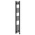 Pizarro Colore Matt Black 1600mm x 300mm Straight Digital Thermostatic Electric Heated Towel Rail Left Hand View