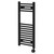 Pizarro Colore Matt Black 800mm x 400mm Straight Digital Thermostatic Electric Heated Towel Rail Right Hand View