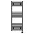 Pizarro Colore Matt Black 1000mm x 400mm Straight Digital Thermostatic Electric Heated Towel Rail View from Front