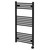 Pizarro Colore Matt Black 1000mm x 600mm Straight Digital Thermostatic Electric Heated Towel Rail Right Hand View