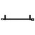 Pizarro Colore Matt Black 1200mm x 600mm Straight Digital Thermostatic Electric Heated Towel Rail View from Top