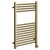 Pizarro Colore Brushed Brass 800mm x 600mm Straight Digital Thermostatic Electric Heated Towel Rail Left Hand View