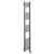 Pizarro Colore Gunmetal Grey 1600mm x 300mm Straight Digital Thermostatic Electric Heated Towel Rail Left Hand View