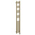Pizarro Colore Brushed Brass 1800mm x 300mm Straight Digital Thermostatic Electric Heated Towel Rail Left Hand View