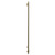 Pizarro Colore Brushed Brass 1800mm x 400mm Straight Digital Thermostatic Electric Heated Towel Rail View from Side