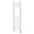 Pizarro White 800mm x 300mm Straight Digital Thermostatic Electric Heated Towel Rail Left Hand View
