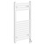 Pizarro White 800mm x 500mm Straight Digital Thermostatic Electric Heated Towel Rail Left Hand View