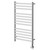 Silves Stainless Steel 800mm x 500mm Digital Thermostatic Electric Heated Towel Rail Right Hand View thumbnail