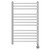 Silves Stainless Steel 800mm x 500mm Digital Thermostatic Electric Heated Towel Rail View from Front thumbnail