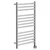 Silves Stainless Steel 800mm x 500mm Digital Thermostatic Electric Heated Towel Rail Left Hand View thumbnail