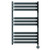 Vasco Anthracite 800mm x 500mm Digital Thermostatic Electric Heated Towel Rail View from Front thumbnail