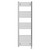 Pizarro Chrome 1600mm x 500mm Straight Digital Thermostatic Electric Heated Towel Rail View from Front