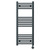 Pizarro Anthracite 1000mm x 400mm Straight Digital Thermostatic Electric Heated Towel Rail View from Front Pizarro Anthracite 1000mm x 400mm Straight Digital Thermostatic Electric Heated Towel Rail View from Front